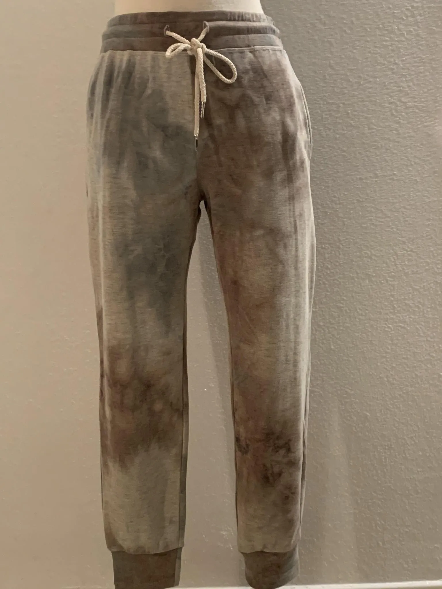 Tie Dye Print Brushed Joggers