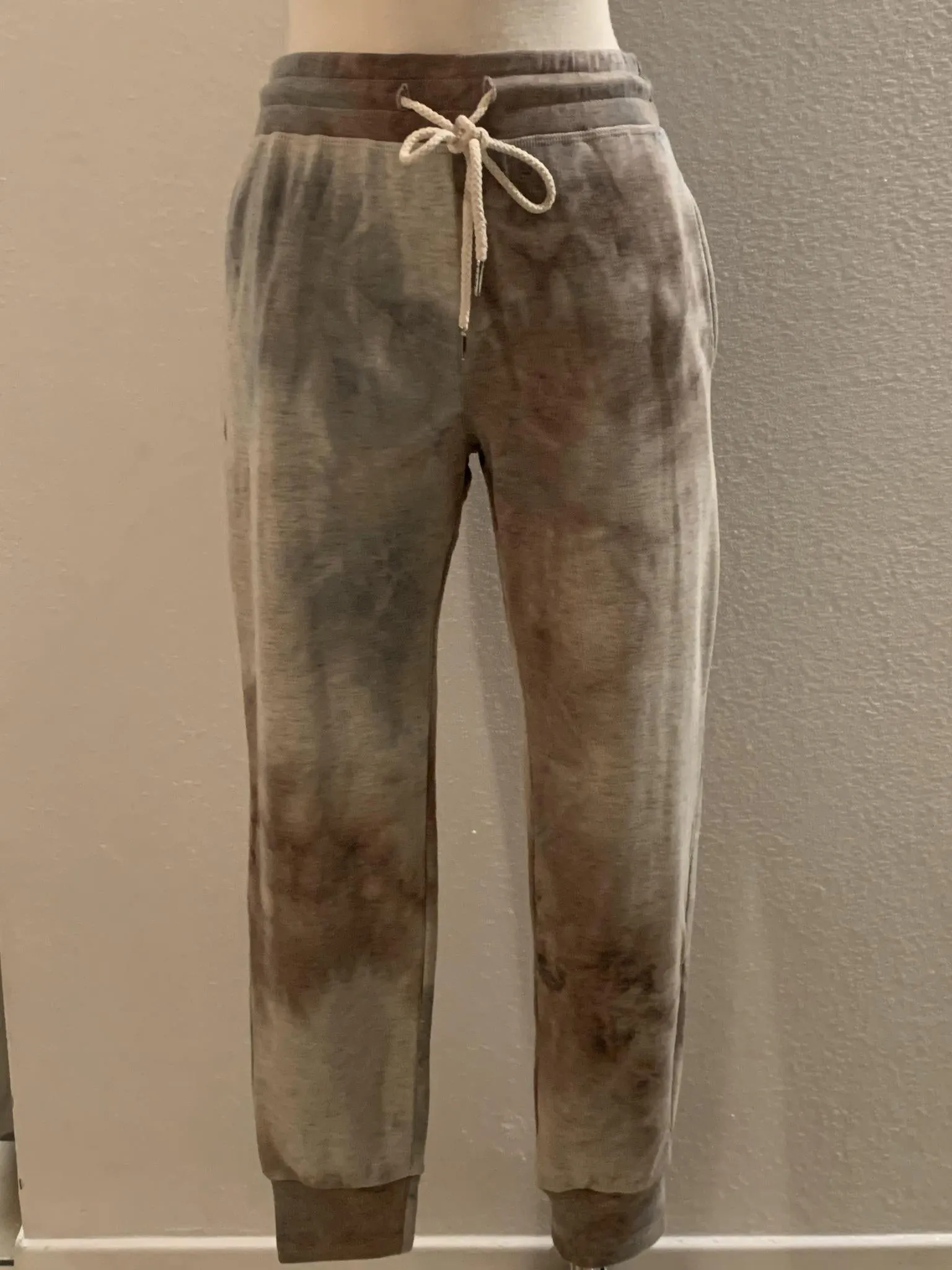Tie Dye Print Brushed Joggers