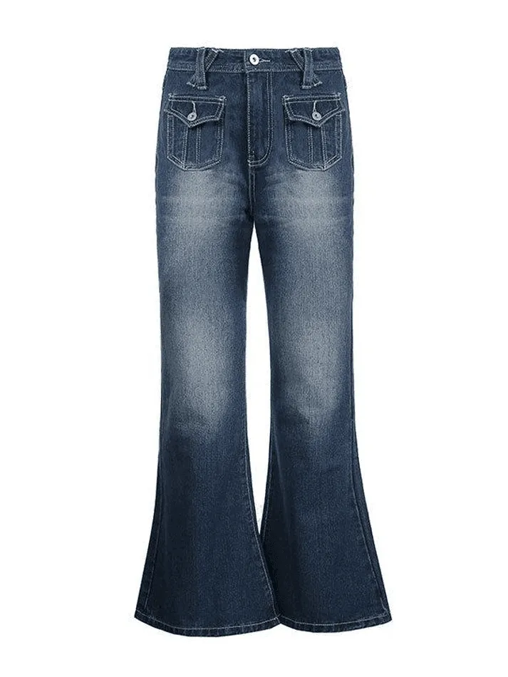 Vintage Low Waist Cargo Jeans