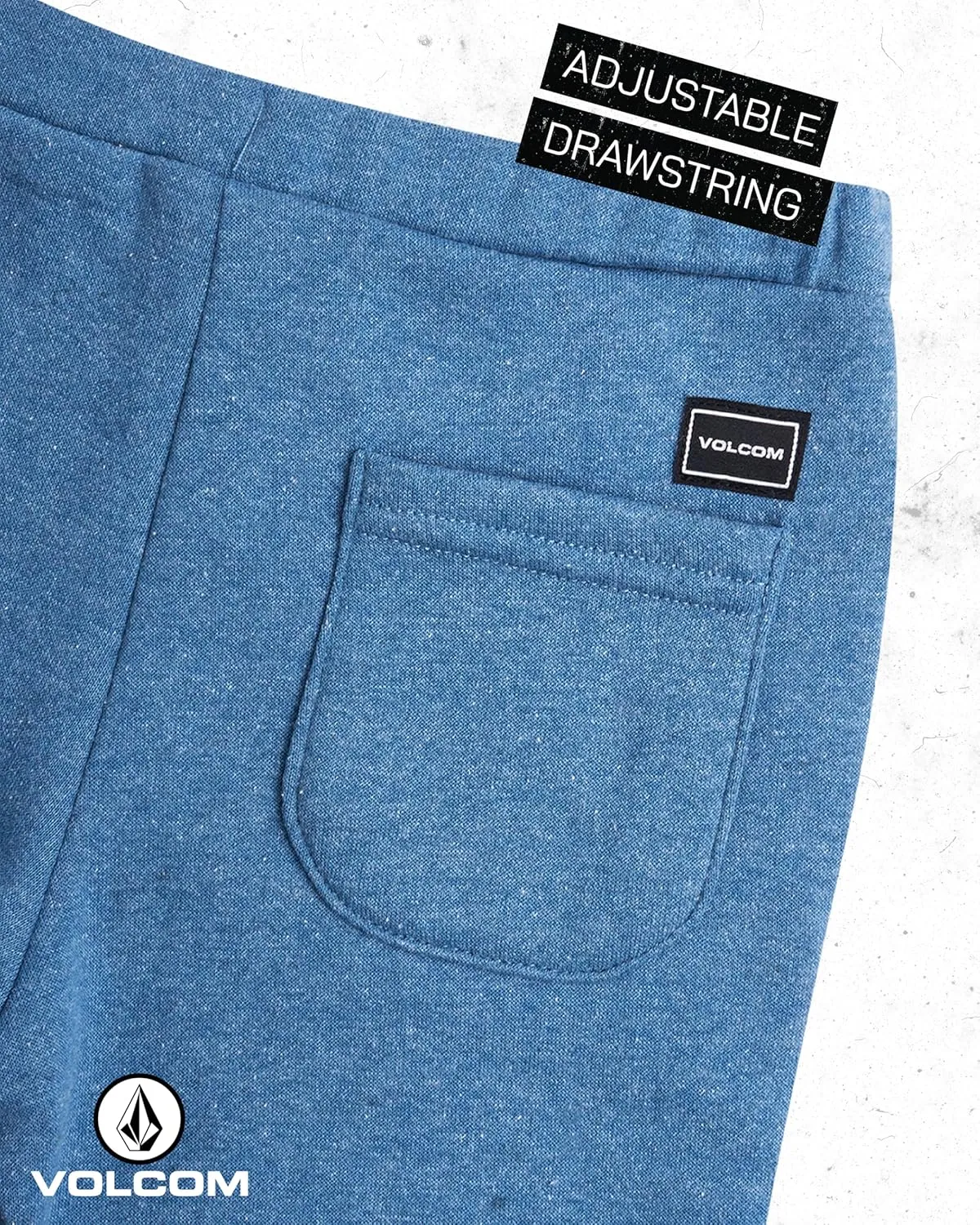 Volcom Toddler Boys Joggers Set - 2 Piece Fleece Pullover Hoodie and Jogger Pants - Matching Outfit for Little Boys (12M-7)