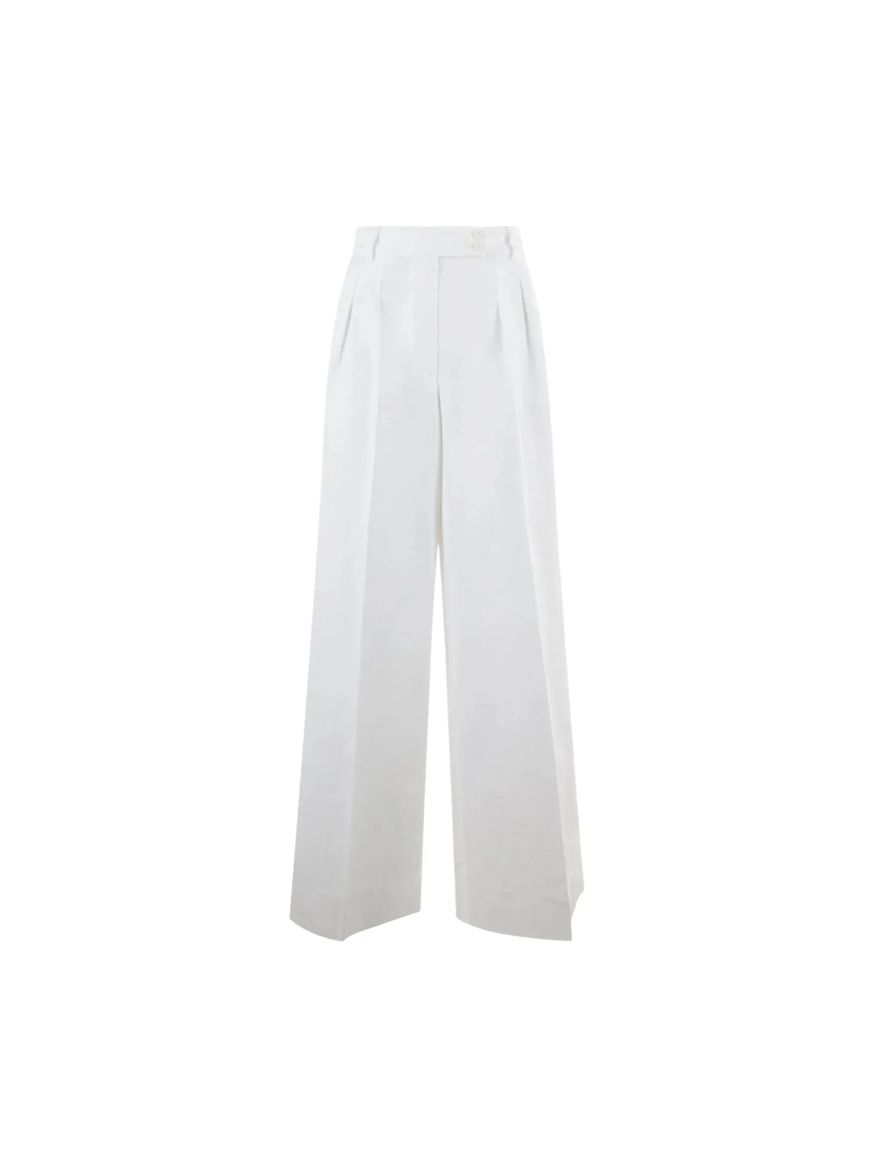 Wide-Leg Bull Denim Trousers