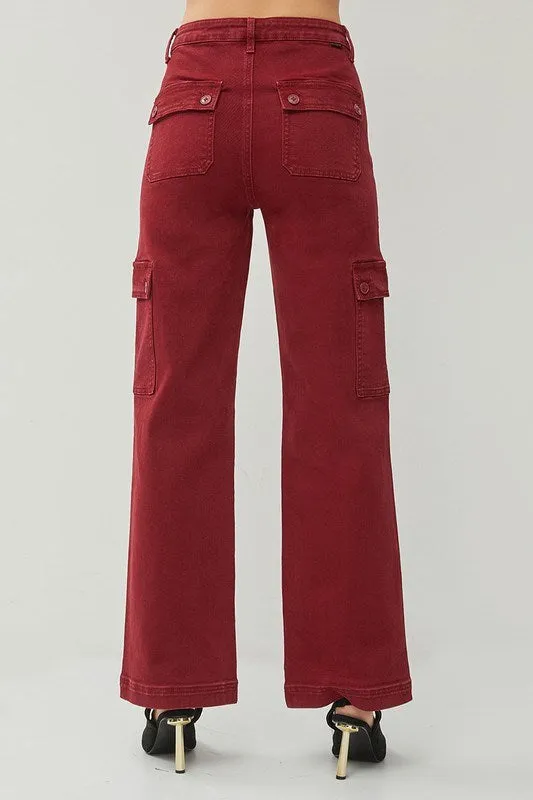 Winona High Rise Wide Cargo Pants