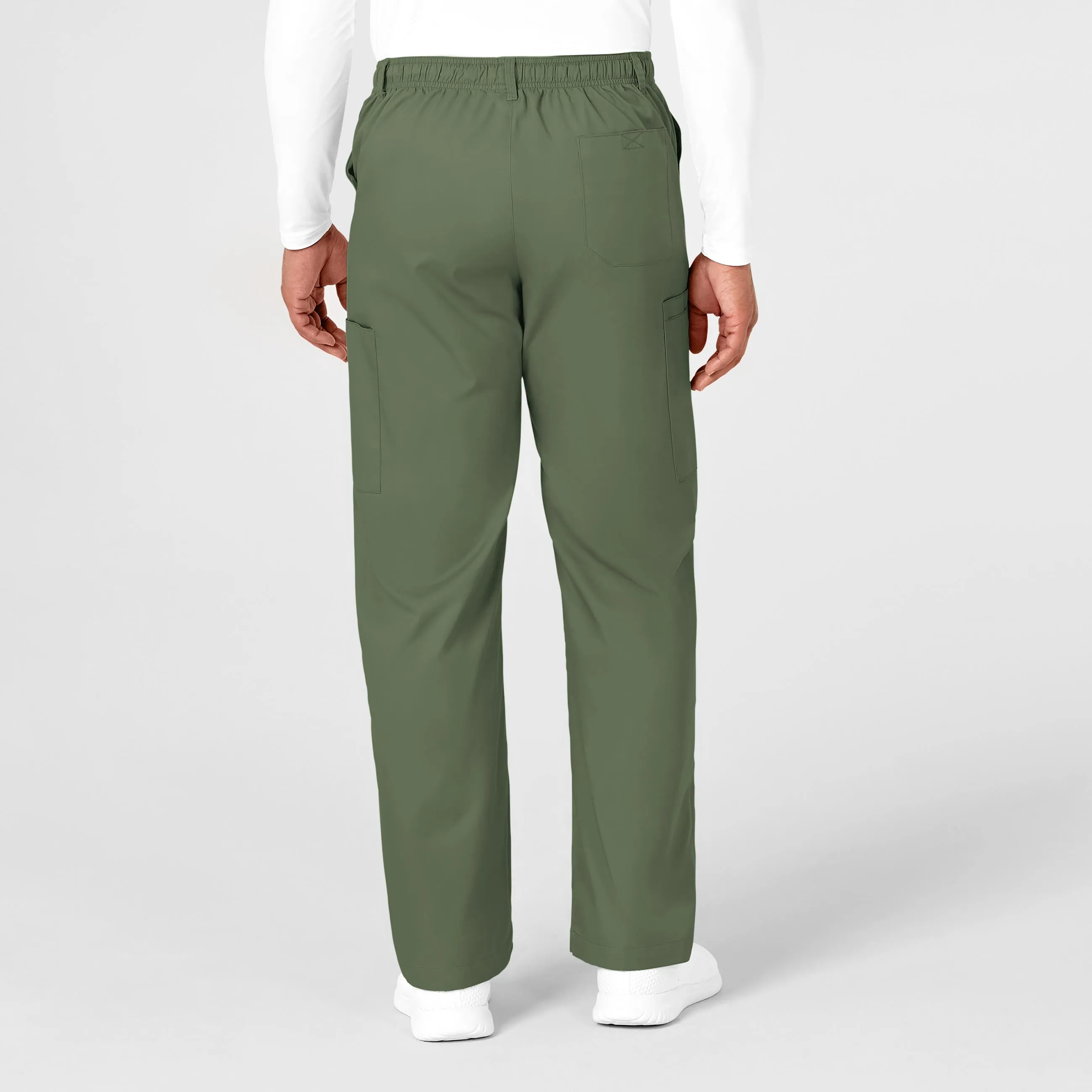WonderWORK Men's Cargo Scrub Pant - Olive