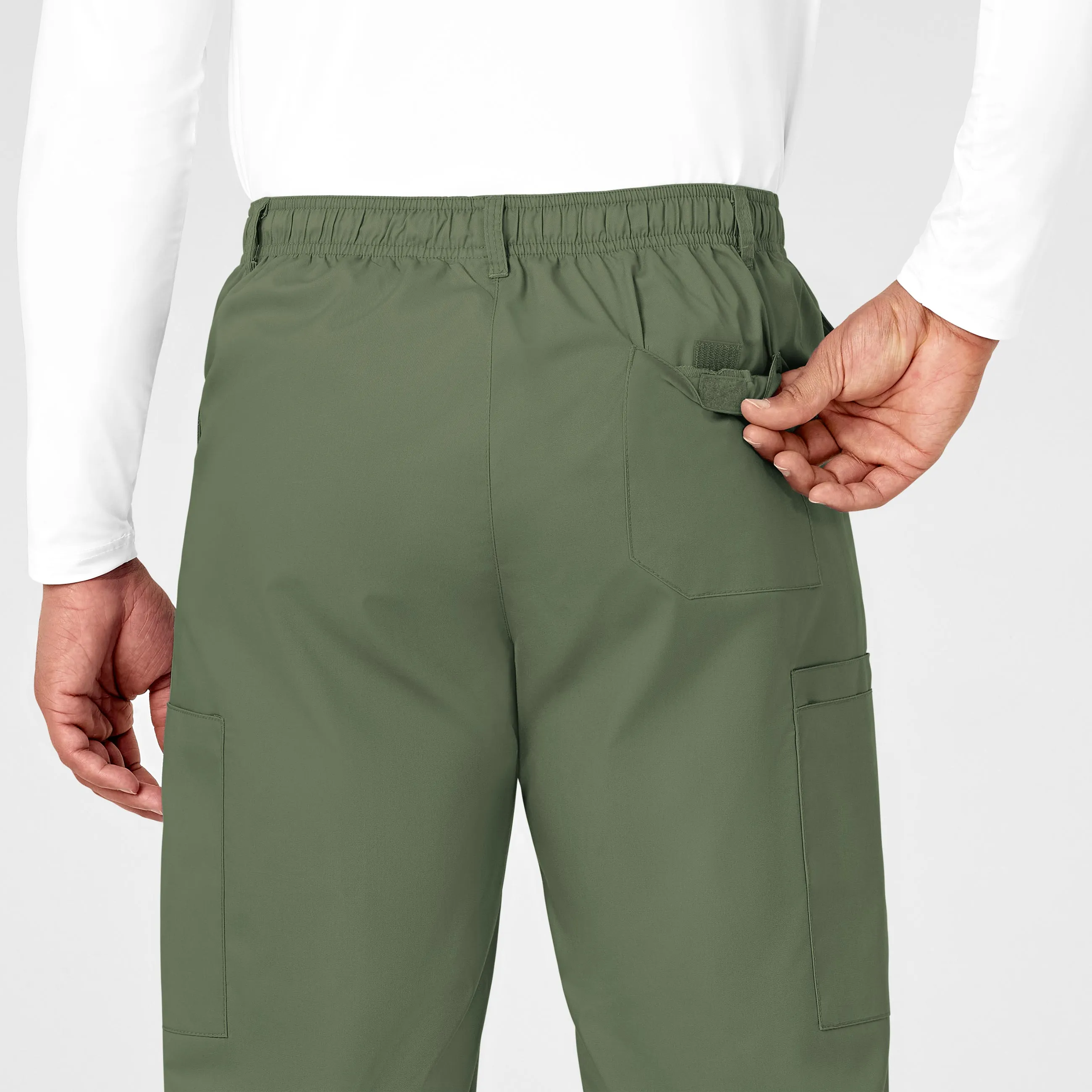 WonderWORK Men's Cargo Scrub Pant - Olive