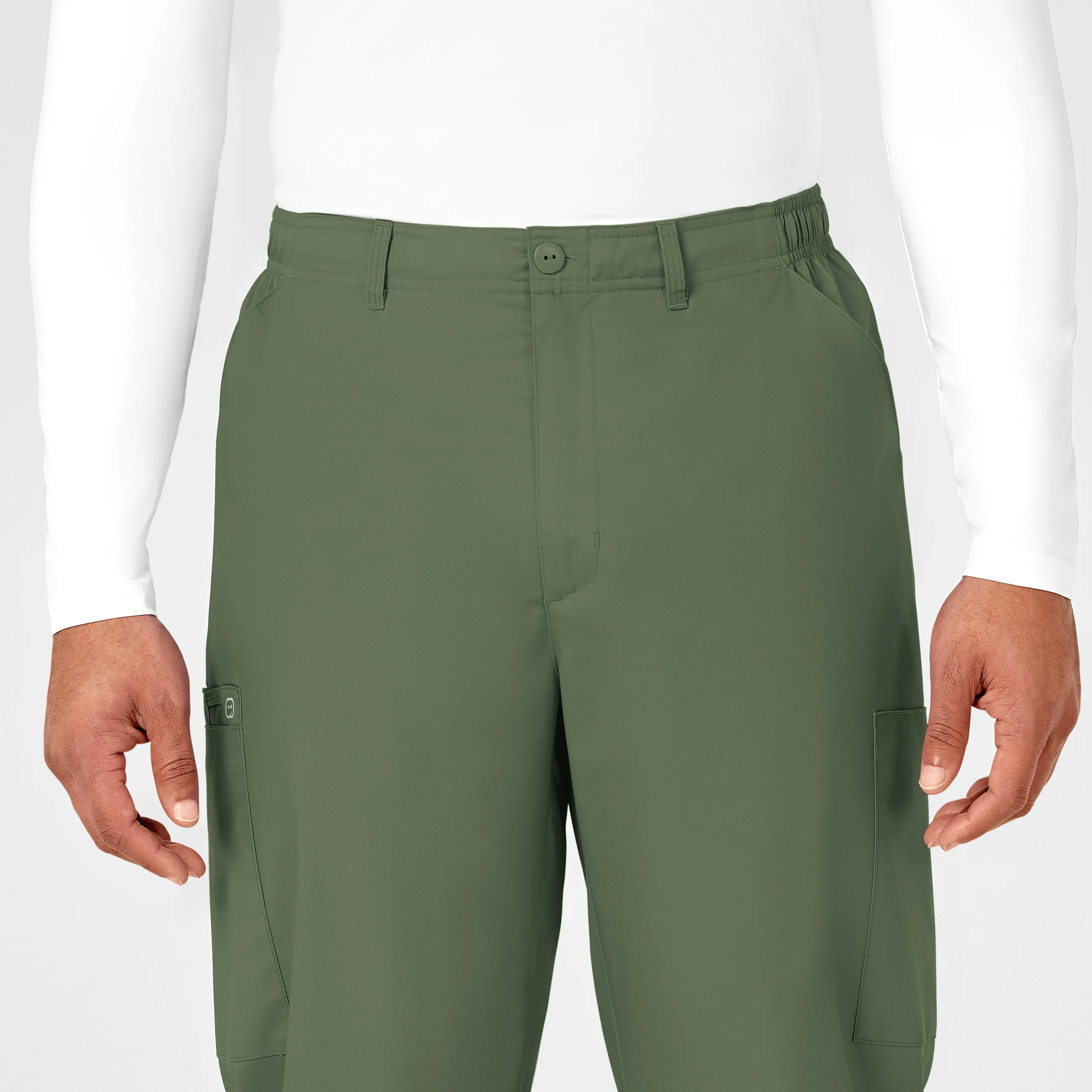 WonderWORK Men's Cargo Scrub Pant - Olive