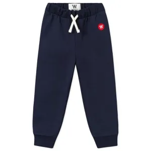 Wood Wood Ran Kids Sweatpants Navy